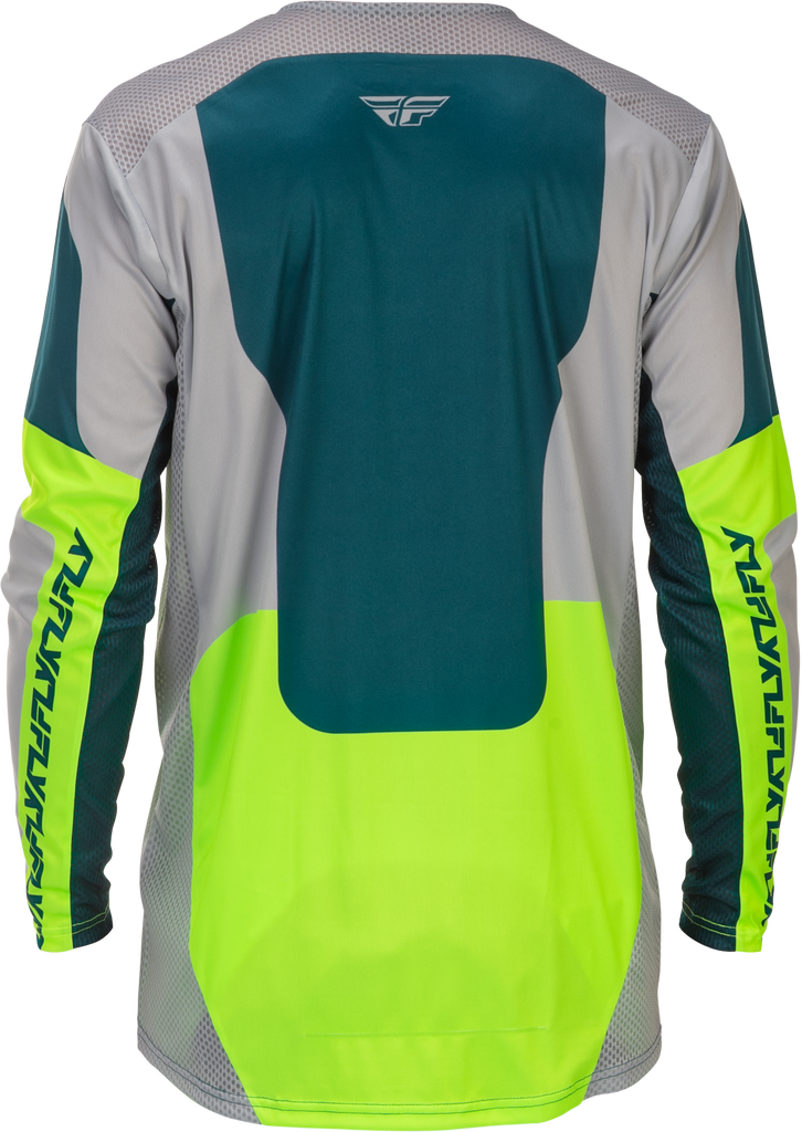 Youth Lite Jersey Grey/Lime/Teal Yxl