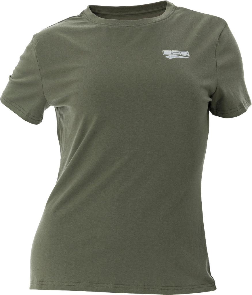 Dsg Casual Logo Tee Moss Olive Xl