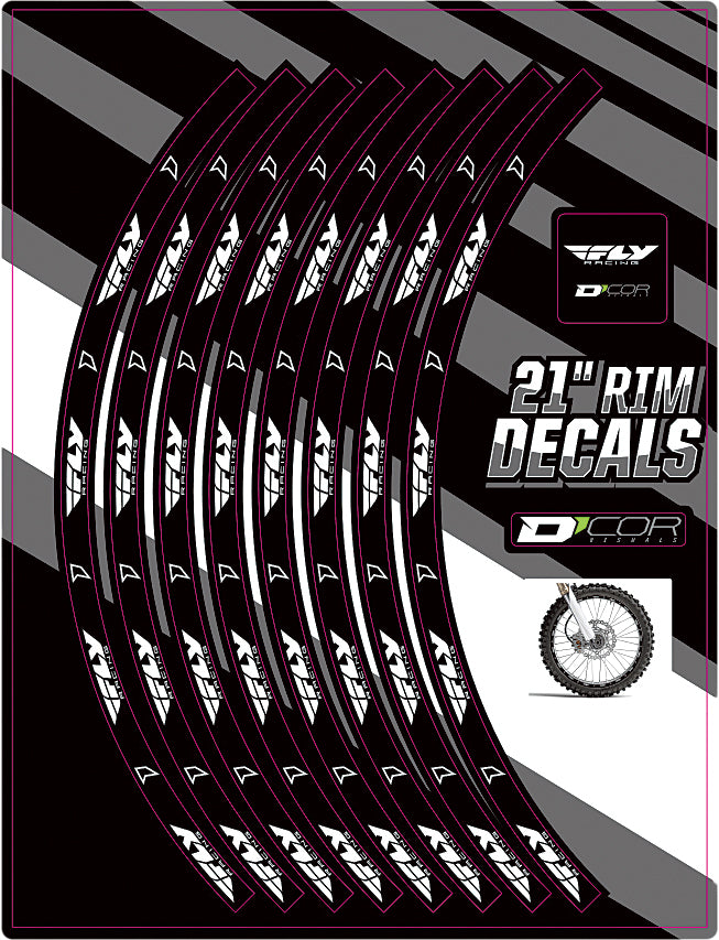 Rim Decals 21" Fly Logo Front