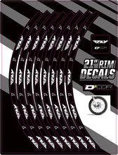 Load image into Gallery viewer, Rim Decals 21" Fly Logo Front