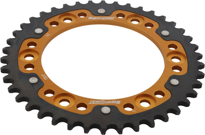 Rear Stealth Sprocket Alu/Stl 42t 525 Gld Hon