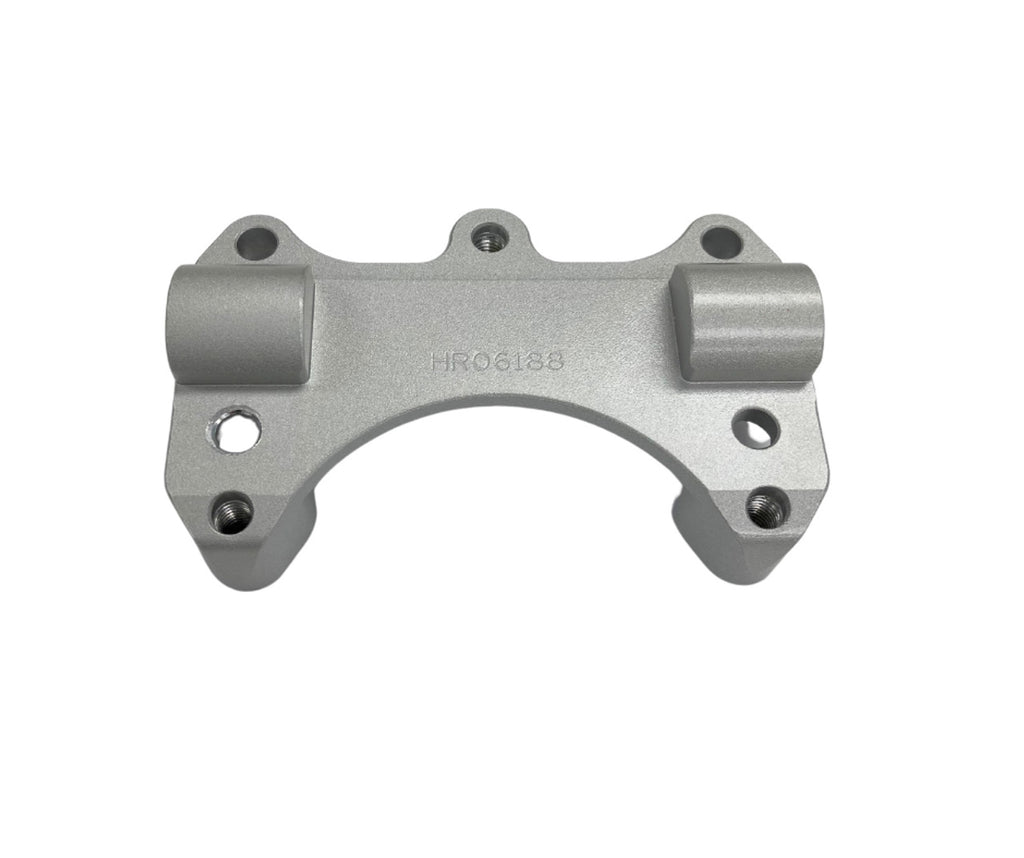 Handlebar Risers Silver W/Ram Ball Tri