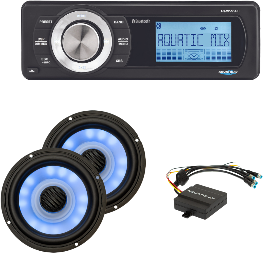 AQUATIC AV RGB 200 WATT ULTRA KITS HARLEY DAVIDSON BAGGERS 98-13 - The Speed Shop Canada