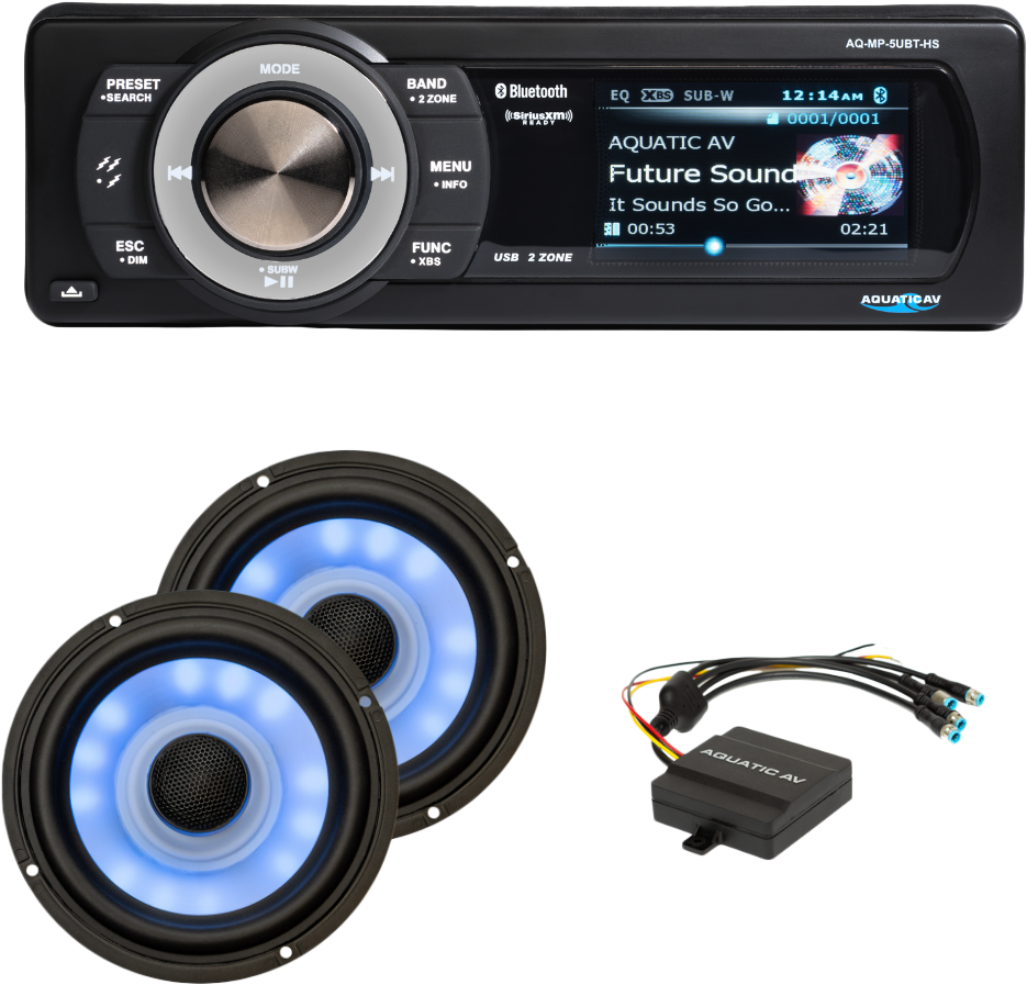 AQUATIC AV RGB 200 WATT ULTRA KITS HARLEY DAVIDSON BAGGERS 98-13 - The Speed Shop Canada