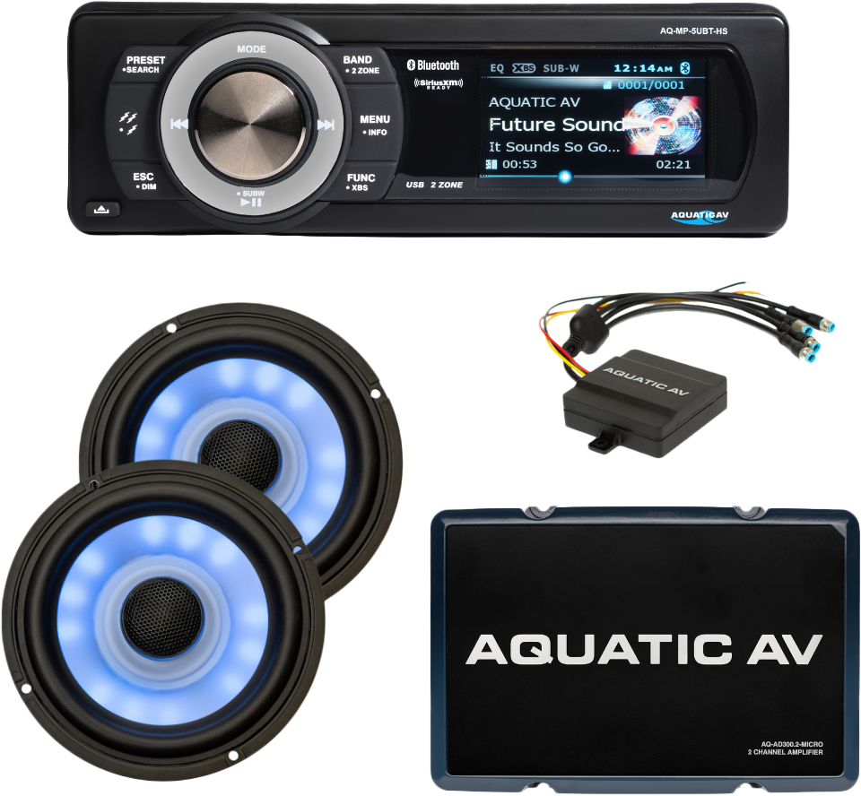 AQUATIC AV RGB 200 WATT ULTRA KITS HARLEY DAVIDSON BAGGERS 98-13 - The Speed Shop Canada
