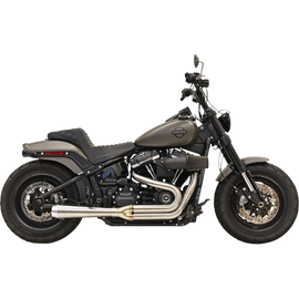 BASSANI RR3 STAINLESS 2:1 EXHAUST HARLEY FATBOB/SLIM 18-25 - The Speed Shop Canada