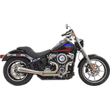 BASSANI 2:1 STAINLESS RR3 50TH ANNIVERSARY EXHAUST HARLEY SOFTAILS 18-25