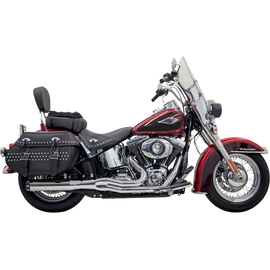 BASSANI ROAD RAGE 2 B1 2:1 EXHAUST HARLEY DAVIDSON SOFTAILS 00-17 - The Speed Shop Canada