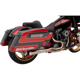 BASSANI SHORT RR3 STAINLESS 2:1 EXHAUST HARLEY DAVIDSON BAGGERS 09-16 - The Speed Shop Canada