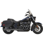 BASSANI TOURING BLACK 2:1 EXHAUST HARLEY DAVIDSON SOFTAILS 18-25 - The Speed Shop Canada