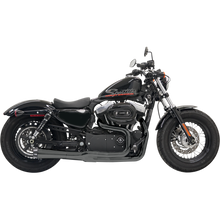 Load image into Gallery viewer, BASSANI MEGA POWER 2:1 BLACK HARLEY SPORTSTER MODELS 06-13 - The Speed Shop Canada