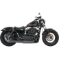 BASSANI MEGA POWER 2:1 BLACK HARLEY SPORTSTER MODELS 06-13 - The Speed Shop Canada