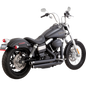 VANCE AND HINES BIG SHOTS STAGGERED EXHAUST HARLEY DYNA - The Speed Shop Canada