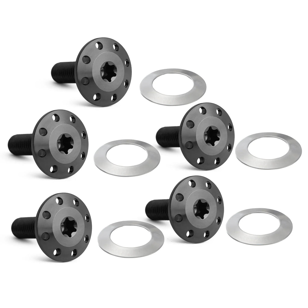 ARLEN NESS BLACK BRAKE ROTOR BOLTS HARLEY DAVIDSON BAGGERS 2024 - The Speed Shop Canada