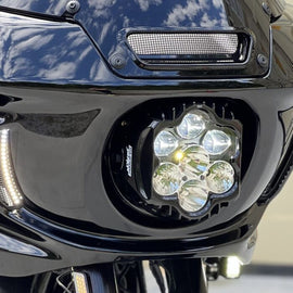 CUSTOM DYNAMICS SHARK DEMON 2 LED HEADLIGHT KIT HARLEY FXLRST 22-24 - The Speed Shop Canada