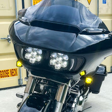 Load image into Gallery viewer, CUSTOM DYNAMICS SHARK DEMON 2 LED HEADLIGHT KIT HARLEY DAVIDSON FLHR - The Speed Shop Canada