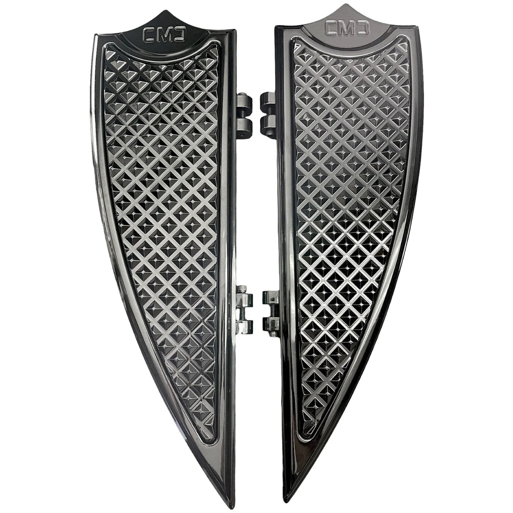 CMC ELEV8 FLOORBOARDS HARLEY DAVIDSON SOFTAIL M8 MODELS 18-25 - The Speed Shop Canada