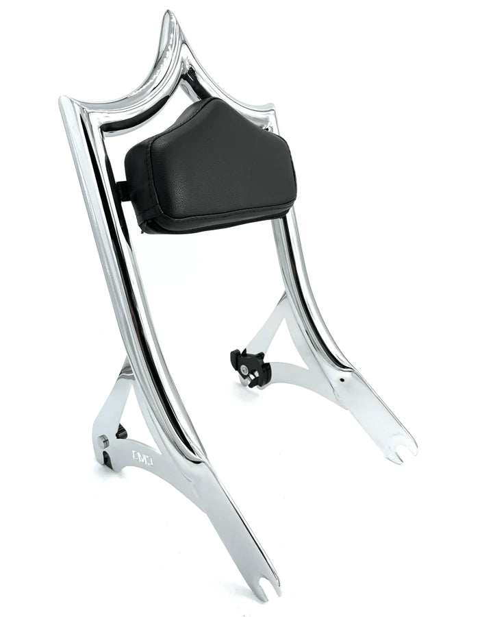 CMC EL RAY BACKREST GLOSS BLACK HARLEY DAVIDSON SOFTAIL 00-17 - The Speed Shop Canada
