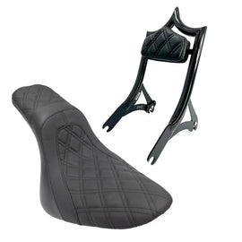 CMC NEXT LEVEL BLACK CUSTOM SEAT PACKAGES HARLEY DAVIDSON SOFTAIL 00-17 - The Speed Shop Canada