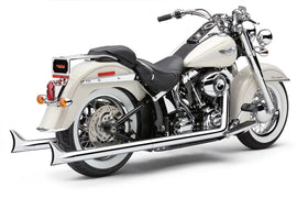 COBRA TRUE DUAL CHROME EXHAUST HARLEY DAVIDSON SOFTAIL 86-99 - The Speed Shop Canada