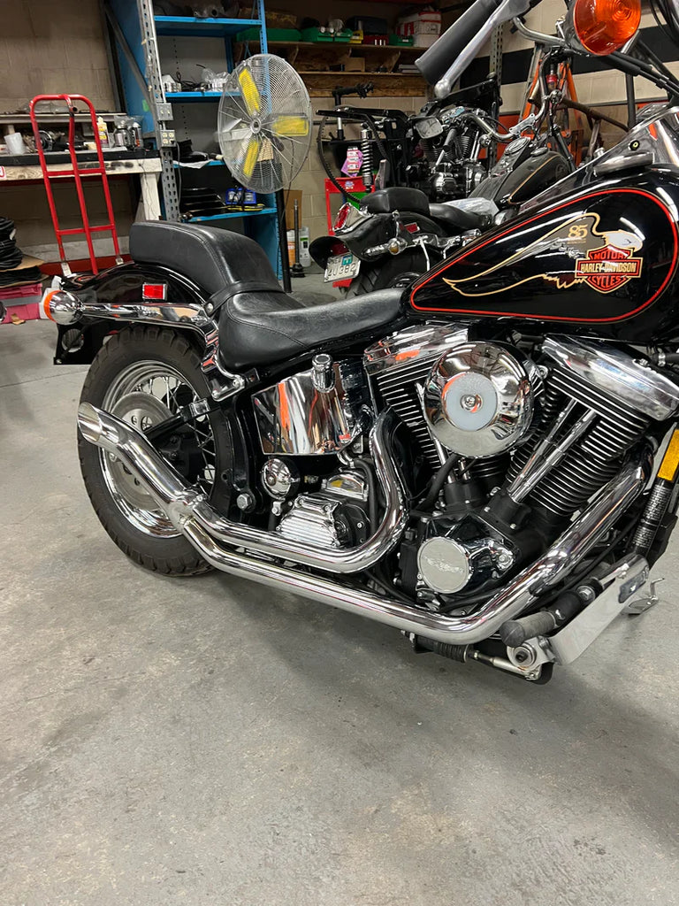 PAUGHCO DIRTY BIKER 2:1 EXHAUST SYSTEM EVO TWIN CAM 86-17 - The Speed Shop Canada