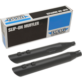 DRAG SLASHDOWN SLIP ON MUFFLERS HARLEY DAVIDSON BAGGERS 97-25
