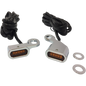 DRAG LED FRONT MINI SIGNALS /MARKER LIGHTS HARLEY DAVIDSON MODELS - The Speed Shop Canada