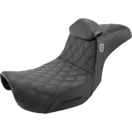 SADDLEMEN SDC PRO SERIES BLACK GRIPPER SEAT HARLEY DAVIDSON DYNA 06-17 - The Speed Shop Canada