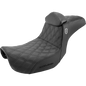 SADDLEMEN SDC PRO SERIES BLACK GRIPPER SEAT HARLEY DAVIDSON DYNA 06-17 - The Speed Shop Canada