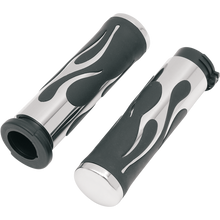 Load image into Gallery viewer, FLAMED GRIPS FOR HARLEY DAVIDSON MODELS 73 UP - The Speed Shop Canada