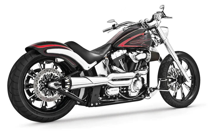 FREEDOM EXHAUST OUTLAW HIGH 2:1 HARLEY DAVIDSON SOFTAILS 86-17 - The Speed Shop Canada