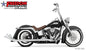 FREEDOM SHARKTAIL TRUE DUAL UPSWEEP HARLEY DAVIDSON SOFTAILS 18-25 - The Speed Shop Canada