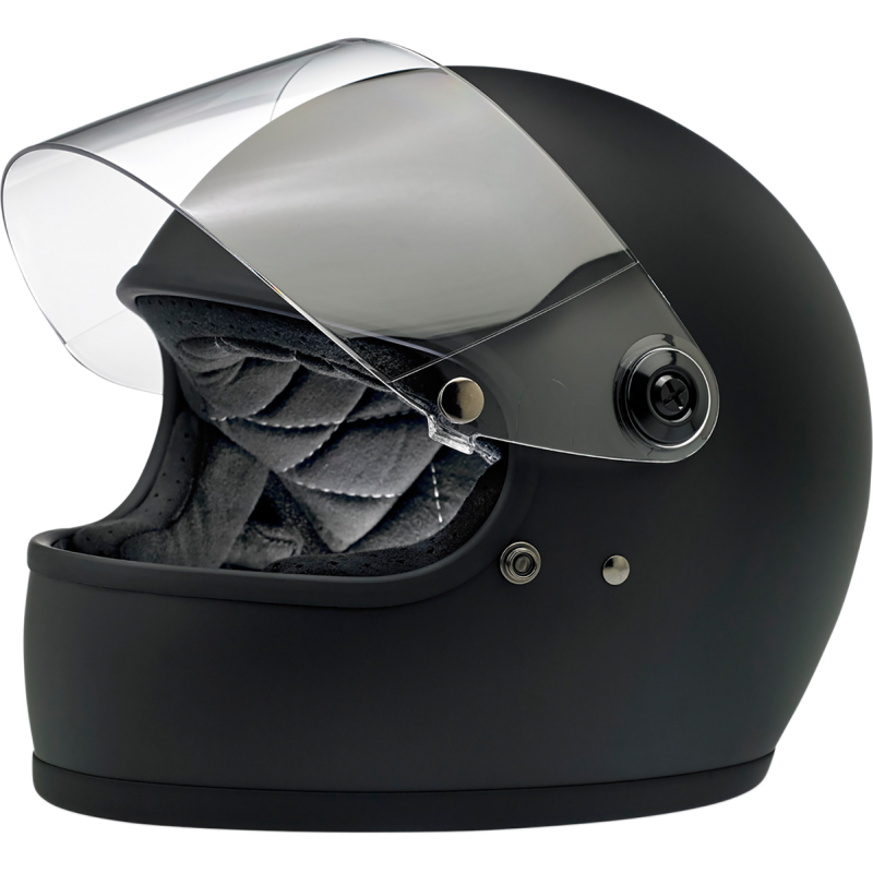 BILTWELL GINGO S HELMET FLAT BLACK - The Speed Shop Canada