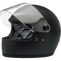 BILTWELL GINGO S HELMET FLAT BLACK - The Speed Shop Canada