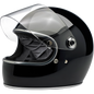 BILTWELL GINGO S HELMET GLOSS BLACK - The Speed Shop Canada