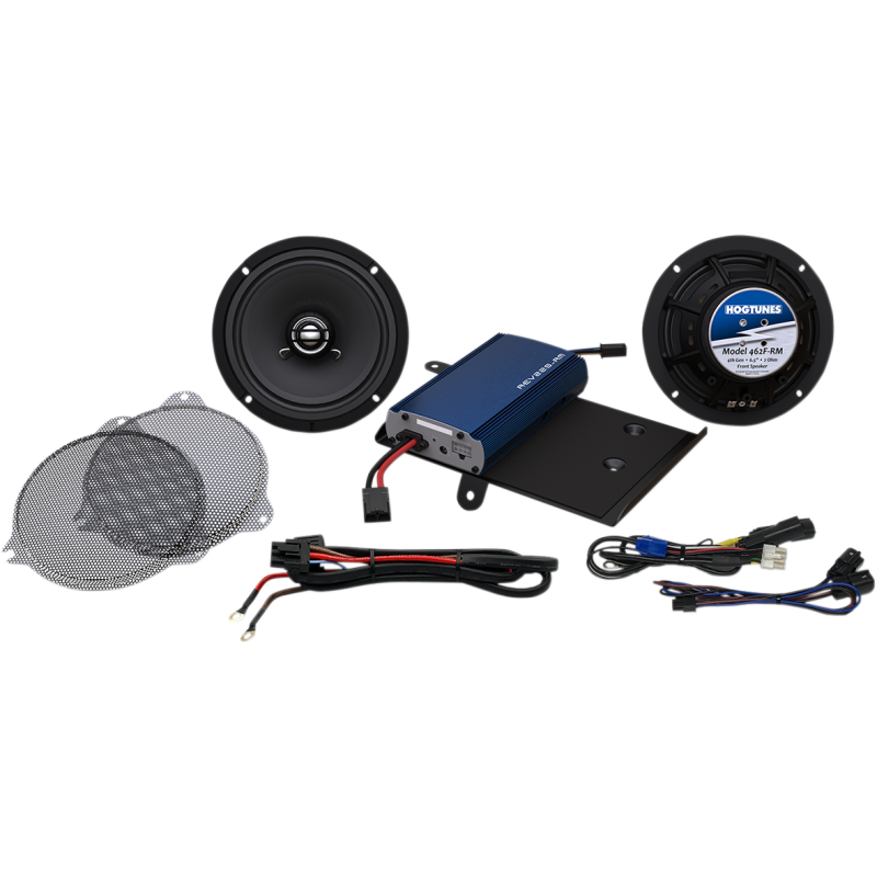 HOGTUNES 225 WATT AMP WITH FAIRING SPEAKERS AND GRILLS 14-23  HARLEY FLH - The Speed Shop Canada