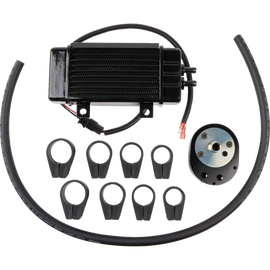 JAGG OIL COOLERS (VERTICAL MOUNT FAN ASSIST) HARLEY BAGGERS 99-16 - The Speed Shop Canada