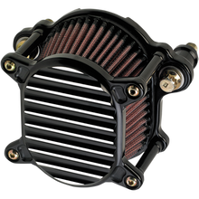 Load image into Gallery viewer, JOKER MACHINE OMEGA BLACK/MACHINED AIR FILTER KIT 99-17 BIG TWINS - The Speed Shop Canada