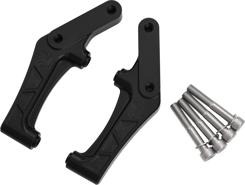 KENS FACTORY 108MM RADIAL CALIPER FRONT BRACKETS HARLEY 00-24 - The Speed Shop Canada