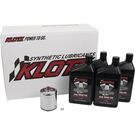 KLOTZ BASIC SYNTHETIC OIL CHANGE KITS (4) HARLEY DAVIDSON MODELS - The Speed Shop Canada