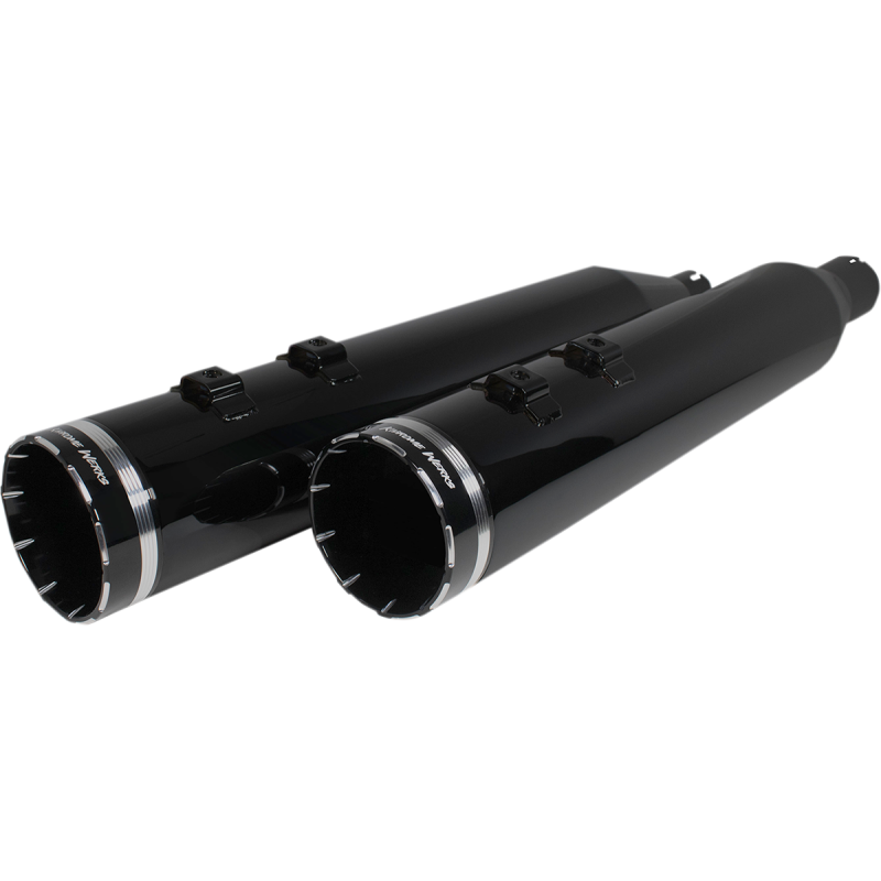 KHROME WERKS 4.5" HP PLUS MUFFLERS HARLEY DAVIDSON BAGGERS 17-25 - The Speed Shop Canada