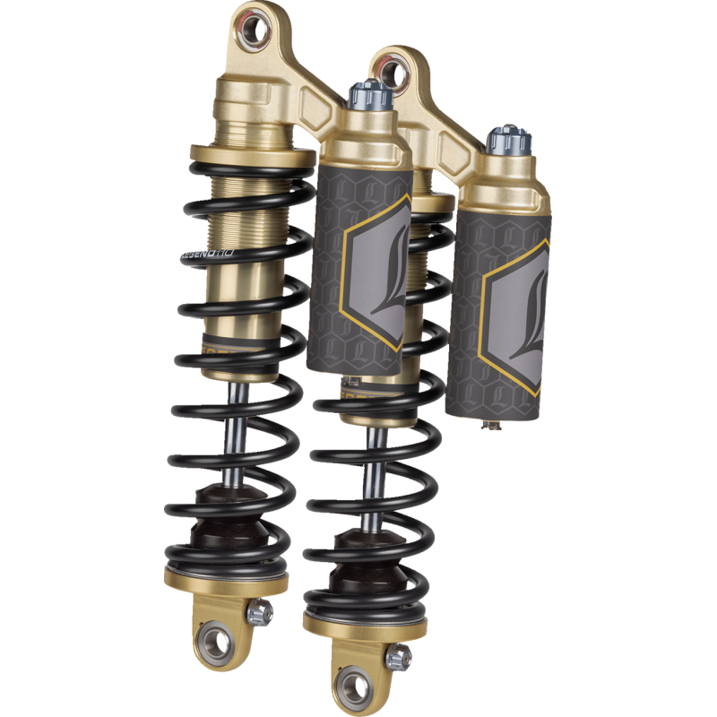 LEGEND PIGGYBACK SHOCKS 13" HD GOLD HARLEY DAVIDSON MODELS - The Speed Shop Canada