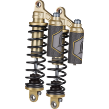 Load image into Gallery viewer, LEGEND PIGGYBACK SHOCKS 13" HD GOLD HARLEY DAVIDSON MODELS - The Speed Shop Canada