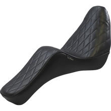 Load image into Gallery viewer, LEPARA CHEROKEE SEAT BLACK DIAMOND STITCH HARLEY SOFTAILS M8 FXBR FLFB 18+ - The Speed Shop Canada