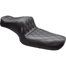 LEPARA TAILWHIP SEAT BLACK DOUBLE DIAMOND 82-03 HARLEY SPORTSTER XL - The Speed Shop Canada