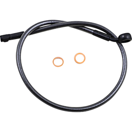 MAGNUM BLACK PEARL ABS BRAKE LINE HARLEY DAVIDSON MODELS - The Speed Shop Canada