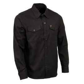 MILWAUKEE LEATHER BLACK FLANNEL SHIRT - The Speed Shop Canada