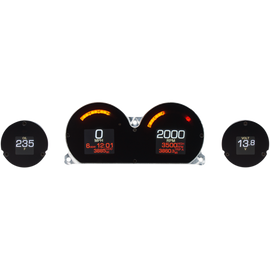 DAKOTA DIGITAL MLX 4 GUAGE KIT HARLEY DAVIDSON BAGGERS 14-23 - The Speed Shop Canada