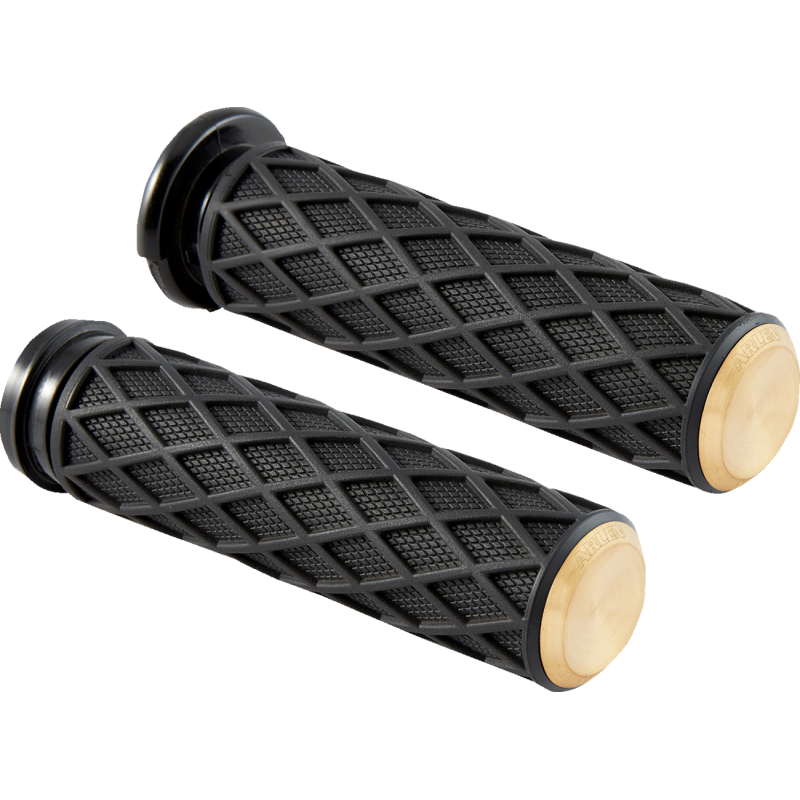 ARLEN NESS DIAMOND RUBBER GRIPS HARLEY DAVIDSON MODELS - The Speed Shop Canada