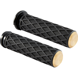 ARLEN NESS DIAMOND RUBBER GRIPS HARLEY DAVIDSON MODELS - The Speed Shop Canada